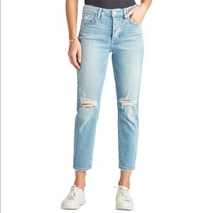 sam edelman mid rise relax straight jeans